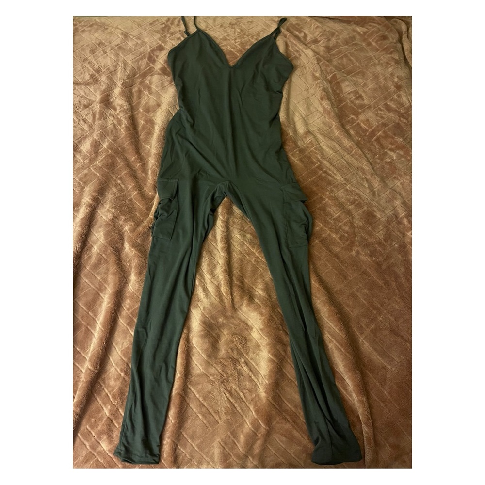 Gray Sleeveless Jumpsuit